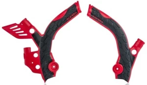NUOVE PROTEZIONI TELAIO ACERBIS X-GRIP ROSSE PER BETA 350RR 498RR 2013 - 2018 - Foto 1 di 1