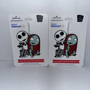 Hallmark Ornament Nightmare Before Christmas JACK SALLY X2 Walmart Exclusive - Picture 1 of 6