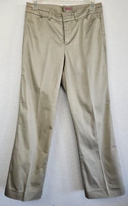Pantalones de pierna recta beige caqui 4P para mujer New York & Co. - Imagen 1 de 5