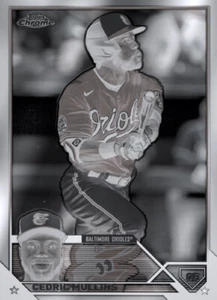 [DIGITAL] Topps Bunt - Cedric Mullins - Topps Chrome 23 S1 - Black White Base - Picture 1 of 1