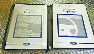 Manual del propietario de fábrica Ford Explorer 199 vintage con estuche de carpeta y papel - Imagen 1 de 1