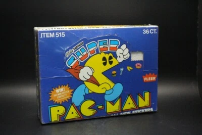 1982 Fleer Super Pac-Man Empty Display Box (BBCE) - Image 1 of 4