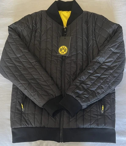 Borussia Dortmund BVB Reversible Mens Jacket Men Sz: Medium Cover