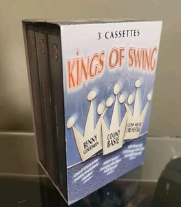 Kings Of Swing 3 Cassette Set 30 Songs Benny Goodman Count Basie Glenn Miller - Picture 1 of 5