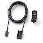 For BMW E39 E53 X5 12Pin Cable Adapter AUX USB For NAVIGATION AUX Interface r