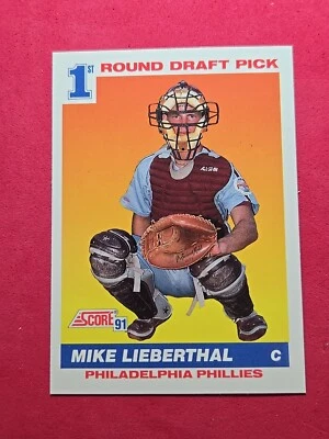 1991 Mike Lieberthal ROOKIE RC Score #683 - Image 1 of 2