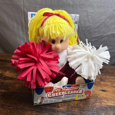 VINTAGE All American Cheerleader Doll We Got The Beat Alabama Crimson Tide NICE! - Image 1 of 4