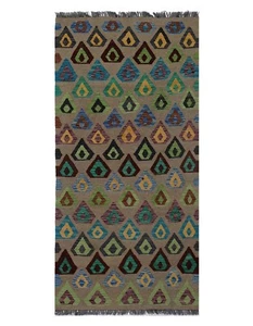Pasargad Caucasian Tribal Style Flat Weave kilim 3'4" X 6'8" - Picture 1 of 3