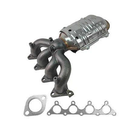 Front Manifold Catalytic Converter For 2001-2005 Hyundai Accent 1.6L Direct-Fit Foto 1 de 4