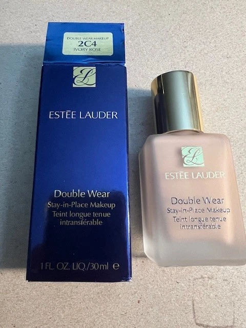 Estee Lauder Double Wear Stay in Place Makeup 2c4 Ivory Rose 1 Oz