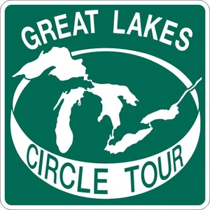 Great Lakes Circle Tour Scenic Byway Highway Schild - Bild 1 von 1