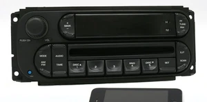Chrysler Jeep Dodge RBK Digital 22-10 Radio 02-07 AM FM CD Player w Bluetooth - Picture 1 of 4