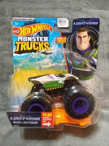 Hot Wheels Monster Trucks Disney Pixar Buzz Lightyear Monster Truck MATTEL NEW! - Picture 1 of 5