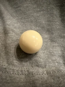 "Mini bola de billar de repuesto 1"" bola de taco de una pulgada miniatura blanca sólida" - Imagen 1 de 3