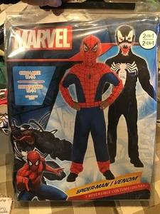 Marvel 2 In 1 Spiderman/Venom Child Costume Size Large 12-14-NEW - Picture 1 of 2