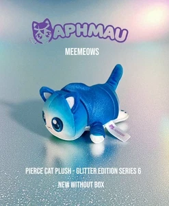 Aphmau MeeMeows Pierce Cat 6" Plush Series 6 Glitter Edition 2024 No Box - New ! - Picture 1 of 5