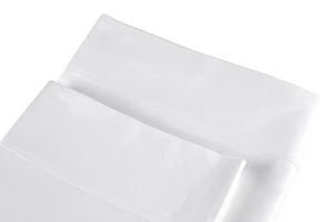 Sleep & Beyond 100% Cotton 300TC Sateen Crisp White Sheet Set - Picture 1 of 6