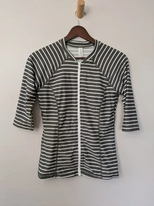 Sea Level Australia Chamarel 3/4 Sleeve Rash Vest Guard Swim Top Tankini US 8 - Picture 1 of 10