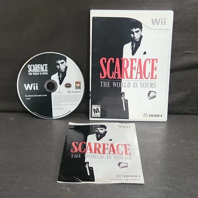 Scarface The World is Yours Nintendo Wii Complete Refurbished - Image 1 of 4