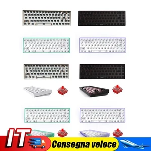 Wireless Mechanical Keyboard Kit Hot-Swappable with 2.4G Wireless USB Receiver - Afbeelding 1 van 18