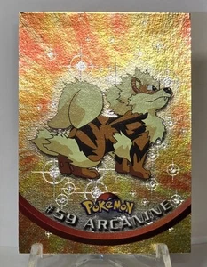 1999 Arcanine #59 Pokémon Topps TV Animation Edition Holo Foil Card NM/M - Picture 1 of 2