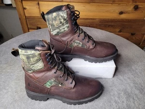Rocky Boots Mens 9 M 8" Wildcat Camo Brown Leather 400G Waterproof New - Picture 1 of 8