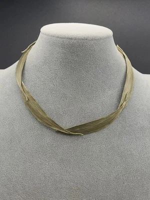 Collar Michael Michaud 6 Hojas Eucalipto Bronce 16" Interior  Foto 1 de 4