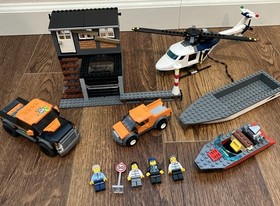 Lego 60009 City Police Helicopter Arrest, +Extras, Building, Boats, Trucks