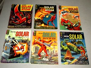 6-1960er DOKTOR SOLAR MAN DES ATOMS - SILBERZEIT - SPACE COMICS #9,10,13,17,19,26 - Bild 1 von 16