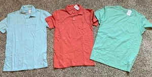 NWT Crewcuts Boys Size 14 XL Polo Collared Golf Shirt Lot Short Sleeve - Picture 1 of 7