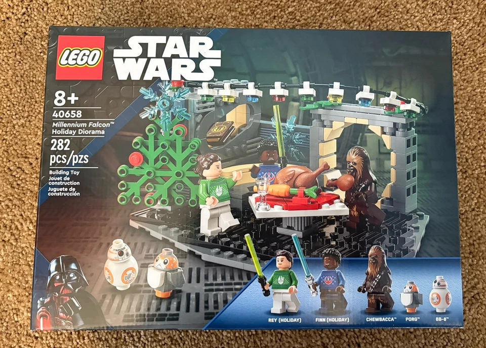 LEGO Star Wars - Millennium Falcon Holiday Diorama - 40658 - RETIRADO Foto 1 de 1