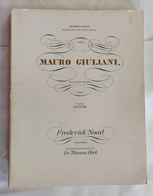 Mauro Giuliani Selected Works For The Guitar  Fredrick Noad Ed  1976  USA - Image 1 of 4