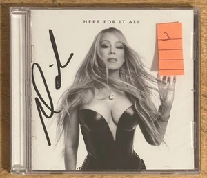 MARIAH CAREY SIGNED AUTOGRAPHED HERE FOR IT ALL SIGNED BOOKLET & CD SEALED #3 - Picture 1 of 2
