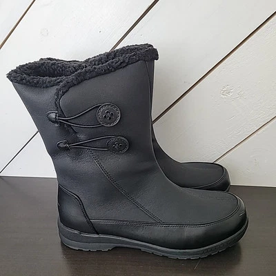 NUEVAS Botas Eddie Bauer Amanda Para Mujer 10 Nieve Clima Frío Cremallera Lateral Foto 1 de 4