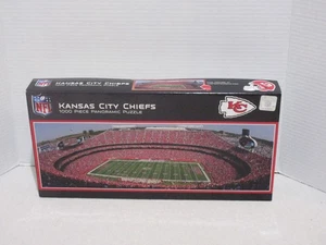 Kansas City Chiefs 1000 Piece Jigsaw Puzzle Panoramic Arrowhead Stadium 13X39 - Picture 1 of 1