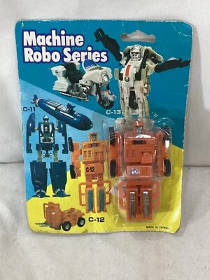 1984 Machine Robo C-12 Forklift Figure NEW Sealed MOC Carded FREESHIP - Image 1 of 4