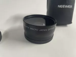 0.45x 58mm 58 mm macro conversion & wide angle Lens with 62mm front thread black - Picture 1 of 4