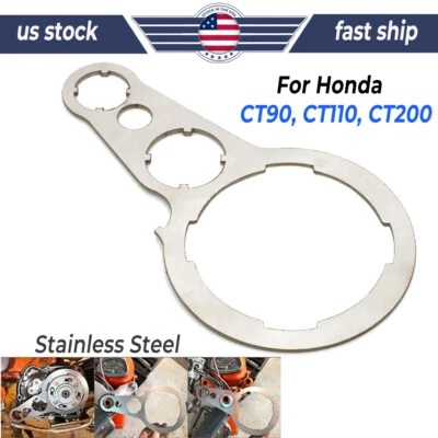 Stainless Steel Clutch Holding Tool Parts For Honda CT90 CT110 CT200 ATV US — 第 1/4 张图片