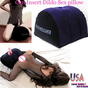 Wedge Inflatable Sex Pillow Can Insert Dildo Sex pillow Cushion Furniture BDSM