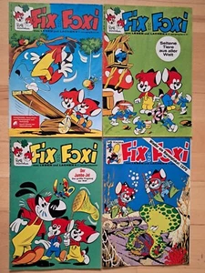 Fix + Foxi año 17 - Lote 4 cuadernos cómicos de 1969 con páginas de colección - Imagen 1 de 4