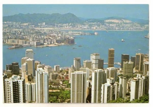 c1970 PC: Hong Kong and Kowloon from the Peak - 4” x 6” - Bild 1 von 2