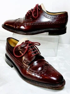 LOAKE Brogues da uomo Oxford a coda di bue in pelle Royal taglia 8,5 prezzo consigliato £ 900 - Foto 1 di 9