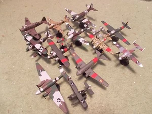 Spanish Civil War Aircraft Collection (13) Built and Painted Models, 1/144 Scale - Picture 1 of 3
