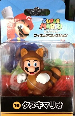 Colección de figuras de Super Mario / Tanooki Mario / mini muñeca juguete Nintendo JAPÓN Foto 1 de 2