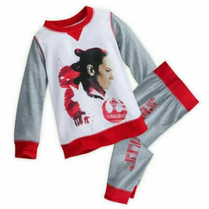 Disney Star Wars Rey The Last Jedi Sleep Set / Pajamas New with Tags Size 7/8 - Picture 1 of 3
