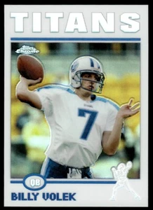 2004 TOPPS CHROME REFRACTOR Billy Volek Tennessee Titans #88 - Picture 1 of 2