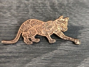 PHISH Band Ocelot " Antique Copper " Collectible Pin LE 50 by Danny Steinman NEW - Picture 1 of 2