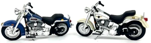 Lote 2 Harley-Davidson Maisto 1:18 FL Panhead y 1340 Heritage Softail Evolution - Imagen 1 de 6