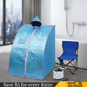 2L Portable Home Steam Sauna Spa Full Body Sauna Tent Loss Weight Detox Therapy - Picture 1 of 12
