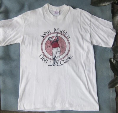 Camiseta De Colección 1991 John Madden Golf Clásica Torneo de Celebridades XL Nueva CAL POLY Foto 1 de 4